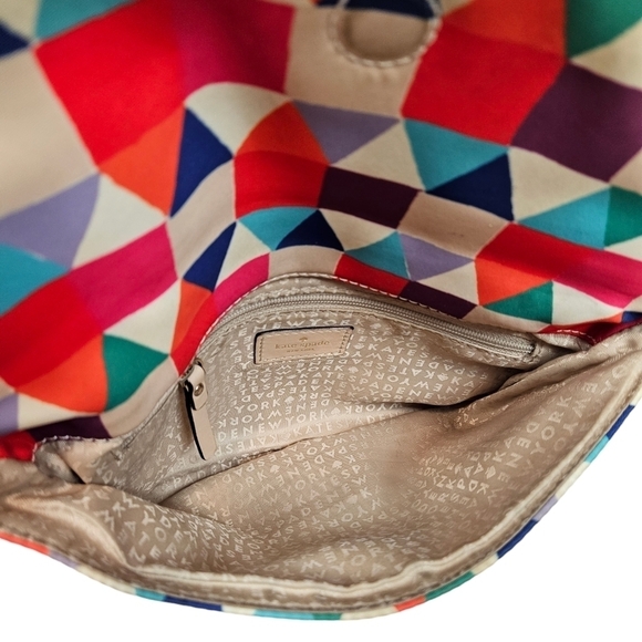 Kate Spade Colorful‎ Pueblo Tile Geometric Crossbody Purse Handbag Women's - Picture 8 of 12